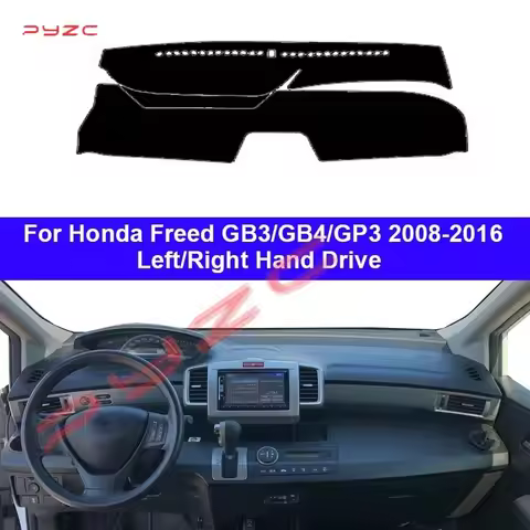 Car Auto Inner Dashboard Cover DashMat Carpet Cape For Honda Freed GB3 GB4 GP3 2008 - 2016 Protector
