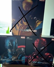 「全新/已開」最後一隻 千值練 Fighting Armor Marvel 系列 英雄 鋼鐵俠 蜘蛛俠 美國隊長 雷神 死侍 洛基 戰爭機器 狼人 黑豹
