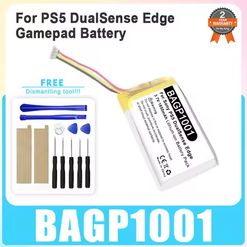 Brand-New Replacement Controller Battery for Sony PS5 DualSense Edge 1650mAh Bateria
