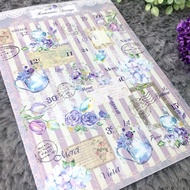 水彩郵票形貼紙【法式田園郵票貼紙】