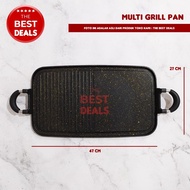 grosir Multi Grill Pan TEBAL (Panggangan BBQ 2 in 1)