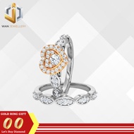 cincin berlian asli emas 75 berlian eropa d034