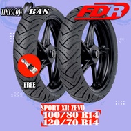 Sepasang Ban Motor Honda PCX // FDR SPORT XR EVO 100/80 - 120/70 Ring 14 Tubeless