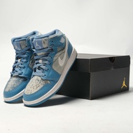 MEN'S SNEAKERS AJ 1 / A1R J*RDAN 1 MID DENIM WASHED