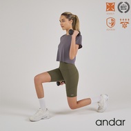 [ANDAR]AIR Cooling Biker shorts leggings(4COLOR) Women Clothes korea style Work out clothes Andar Yo