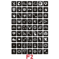 HENNA TATTOO MOLD E,F Henna Tattoo Tattoo Sticker