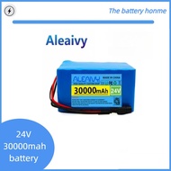 24V 30000mAh Battery ALEAIVY Portable  Pack Lithium Rechargeable Battery  Capacity