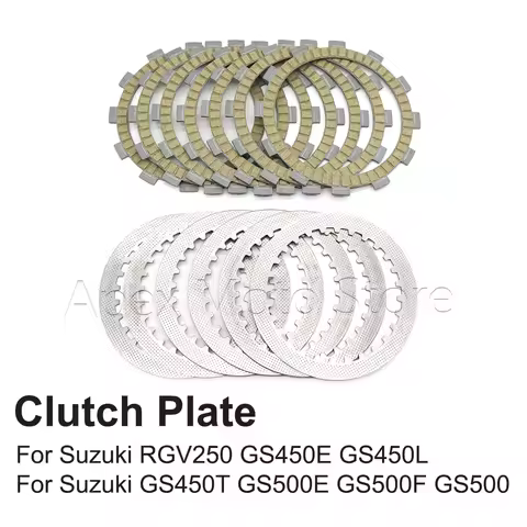 Motorcycle Clutch Plate Steel Plate Friction Disc Kits For Suzuki RGV250 GS 450E 450L 450T GS450E GS