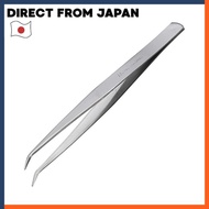 ANEX Tweezers Stainless Steel AA Type Curved Tip 150mm No.128