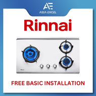 RINNAI RB-73TS (RB73TS) 3 BURNER HYPER FLAME STAINLESS STEEL BUILT-IN HOB