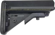 美軍公發 早期版 SOPMOD NAVAL CRANE STOCK  M4  槍托 黑色 (LMT B5 MK18)
