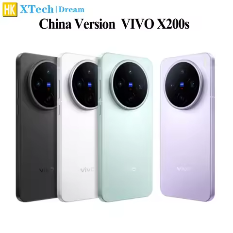China Version VIVO X200s China Version New 50MP Dimensity 9400+ 6.67 Inch AMOLED 6200mAh 90W SuperVO