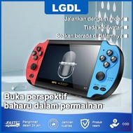 2025 Baru X7 Plus Konsol Permainan Pegang Skrin Besar 7 Inci Dual Rocker PSP Game Retro Mudah Alih