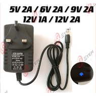 AC TO DC ADAPTER 12V1A/12V2A/ 9V2A/5V2A/6V2A UK SWITCHING POWER SUPPLY POWER ADAPTER