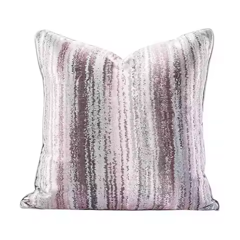 Hinyeatex Fashion Modern Grey Woven Sofa Office Home Decorative Geometric Pillow Case 1 Piece Pack 4