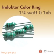 Inductor Axial 0.1uH Inductor Color 100nH 1/ 4 watt Coil
