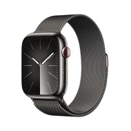 APPLEWatch Series 9 GPS + Cellular 2023 (45mm., Graphite Stainless Steel Case, Graphite Milanese Loo