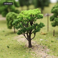 CHiWANji Model Tree with Green Foliage Plastic Miniature Model Trees Diorama Tree Authentic Diorama 