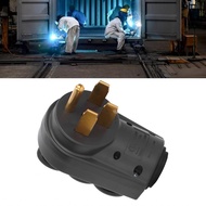 50A RV Plug  Compact 4 Pin 125/250V 14‑50P Male Replacement Safe with Ergonomic Handles for EV