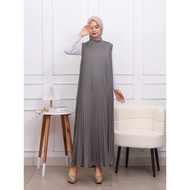 Maxi Plisket Dress (Length 135cm) Plisket Dress/ Umbrella Plisket Dress/ Pregnant Women's Dress/