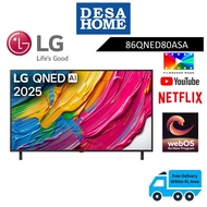 (FREE DELIVERY WITHIN KL/PJ) LG 86QNED80ASA  86'' QNED 4K UHD SMART AI TV