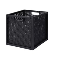 SKYFFEL / Storage Basket / Organizing Box / Storage Box Size / 33x37x33 cm / 33x37x16 cm (BLACK / WH