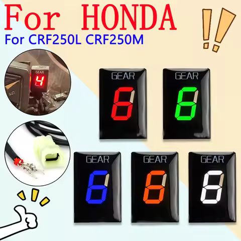 Motorcycle Accessories Gear Indicator Speed Display Meter For Honda CRF250L CRF250M CRF250 Rally CRF