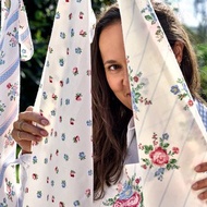 丹麥GreenGate Viola white 桌巾 / 茶巾 / 蕾絲餐巾布