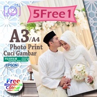 A4 A3 Photo Print /cuci Gambar / Foto cetak/printing