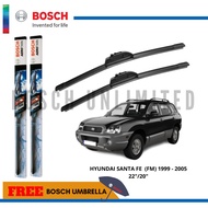 Bosch AEROTWIN Wiper Blade Set for HYUNDAI SANTA FE (SM) 1999-2005 (22 /20 )