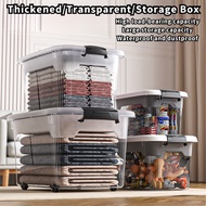 Transparent Storage Box Organizer Stackable Container Waterproof