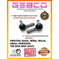 🔥PREMIUM TIE ROD END (OUTER) PROTON SAGA WIRA WAJA GEN2 PERSONA SET (2PCS) 【GEBCO】 MB912076 MB489407