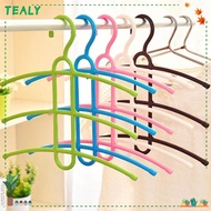 TEALY Clothes Hanger Plastic 3 Layer Hanger Hook Space Saver
