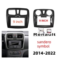 Honxun 2din stereo center panel radio frame for Renault sandero symbol 2014-2017 9 inch car android 