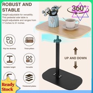 Small Coffee Table C Shaped End Table Small Snack Table for Living Room Bedroom