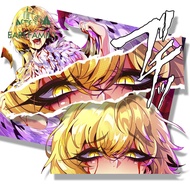 EARLFAMILY 13cm Ahegao Falin Fanart Car Sticker Dungeon Meshi Chibi Big Head Gyaru Skateboard JDM De