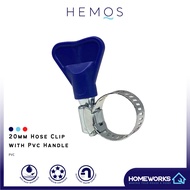 20MM PVC HANDLE HOSE PIPE CLIP WITH PVC HANDLE