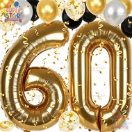 38pcs Birthday Decoration Balloons Set 18th 21st 50th 60th for Men Women Anniversary Party Needs