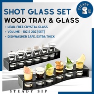 SteadySip Tequila Shot Glass Shooter Glass Liquor Shots Glass Set Shots Shooter Glass Shot 杯 烈酒杯