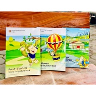Bộ - Cambridge wordlist picture book Starters Movers Flyers - Trọn bộ 3 quyển
