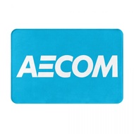 AECOM Logo Bathroom Anti-slip Floor Mat Toilet Toilet Foot Mat Door Absorb Water Quick-drying Entry 