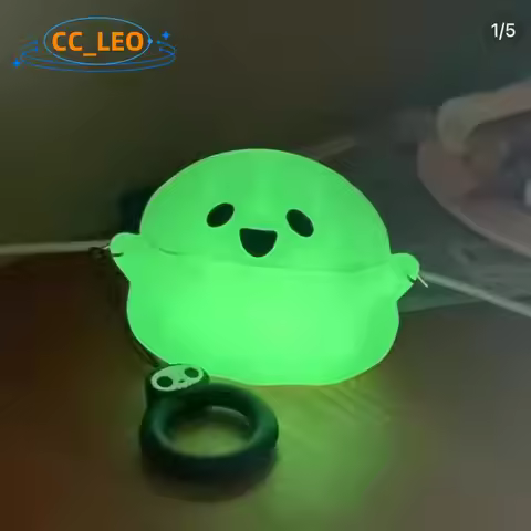 Case for QCY MeloBuds Pro Cute Cake Ghost QCY HT08A Silicone Soft Case QCY MeloBuds Pro Shockproof S