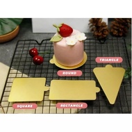 Mini Cake Base/ Cake Base Gold Mini Cake Base/ Donut Coaster Paper Donut Base/ Gold Color Coaster Mi