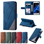 Case Samsung Galaxy A8 A7 A6 j6 j4 Plus J8 2018 J2 Prime J7 2016 J5 Pro J3 2015 M02 M12 Case Flip Cover Case Phone Case Leather Flip Cover with Card Slot for Samsung Galaxy Samsungj6 Samsungj4 Samsung A6