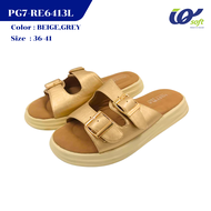 IQ STYLE รองเท้าแตะเพื่อสุขภาพแบบสวม รหัส PG7-RE6413L