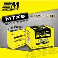 AKI KERING MOTOBATT TYPE MTX9 ORIGINAL GEL  BARU accu suzuki thunder  125 250 pulsar 180cc 220CC