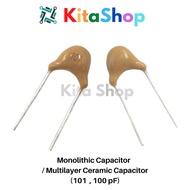 Monolithic Capacitor / Multilayer Ceramic Capacitor (101 , 100 pF)