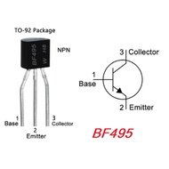 ES - BF495A BF495 TO-92 TO92 Medium Frequency Transistor