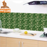 ORANGE Wallpaper Stiker Dapur Motif Ukuran 45CM X 5M - Sticker Dapur Anti Minyak dan Api Tahan Panas