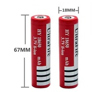 3.7V Rechargeable Li-Ion 18650 Lithium Battery 6800mAh